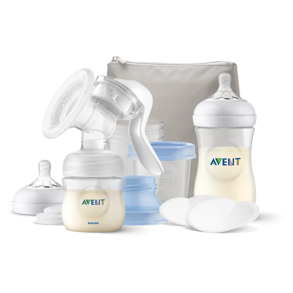 Manual Breast Pump Breastfeeding starter set