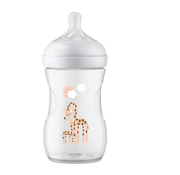 SCY903/66 BOTTLE NAT 3.0 DECO 6 GIRAFFE 1P