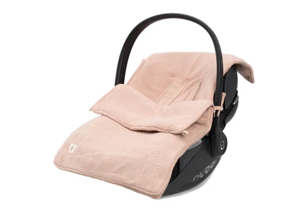 Footmuff per karroce/maxikoze Grain Knit Wild Rose