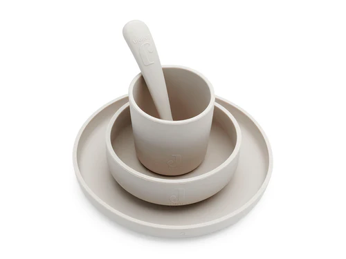 Set ushqimi nga silikoni për Fëmijë - Nuga - 4 Pack