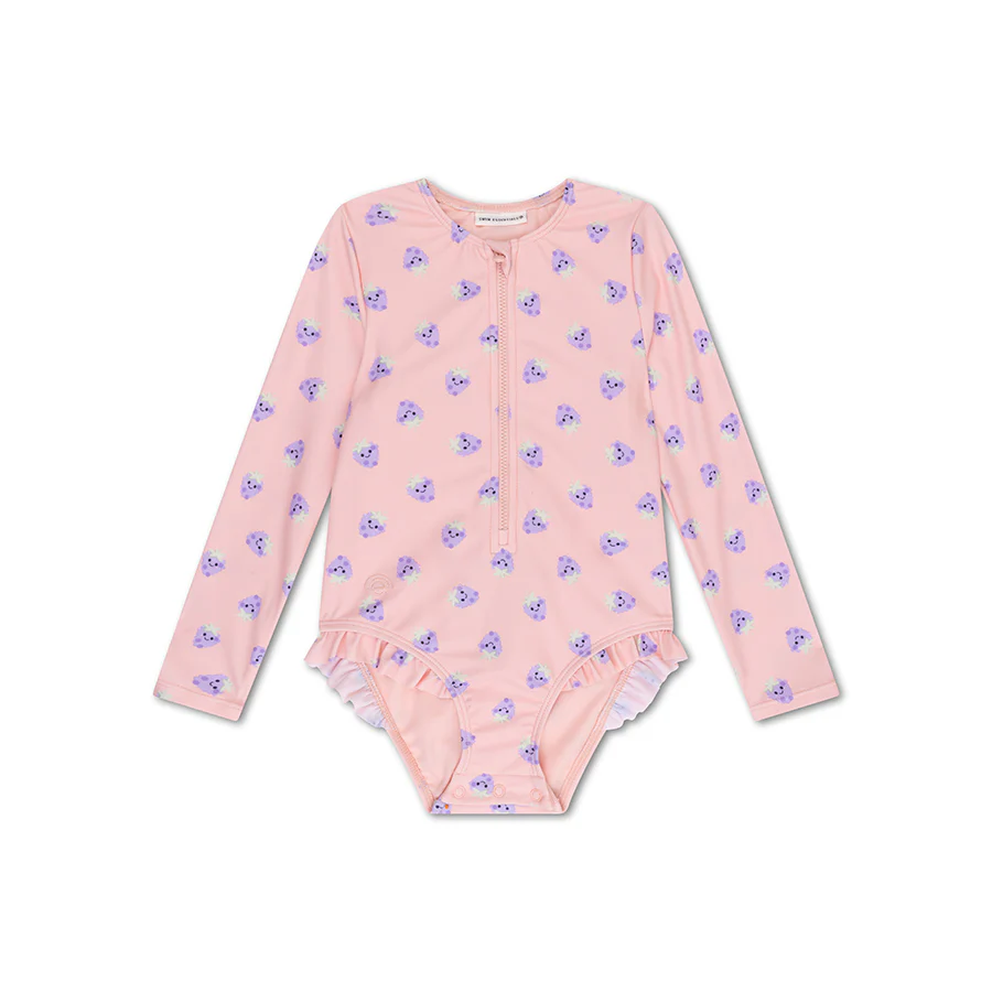 Swimsuit | Blackberry | për vajza me mëngë të gjata 74/80