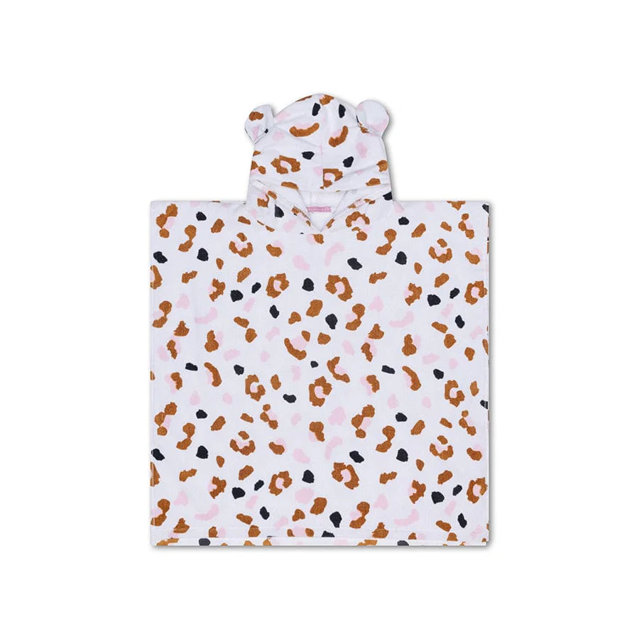 Poncho plazhi  | Leopard | 65 x 65 cm