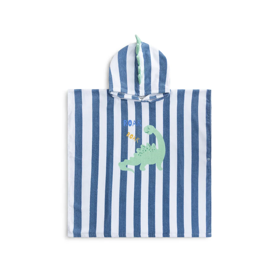 Poncho plazhi  | Dino | 65 x 65 cm