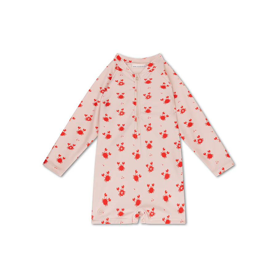 Swimsuit për djem Beige/Red | Crabby | 86/92