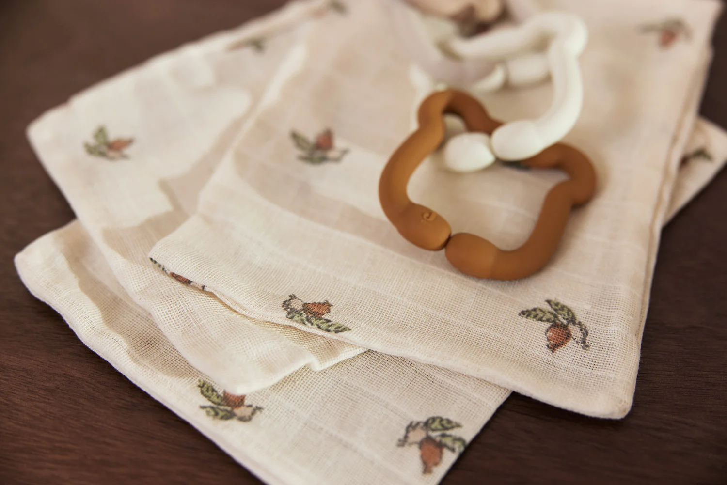 Mbulese e holle Muslin  115x115cm Rosehip -(2cope)
