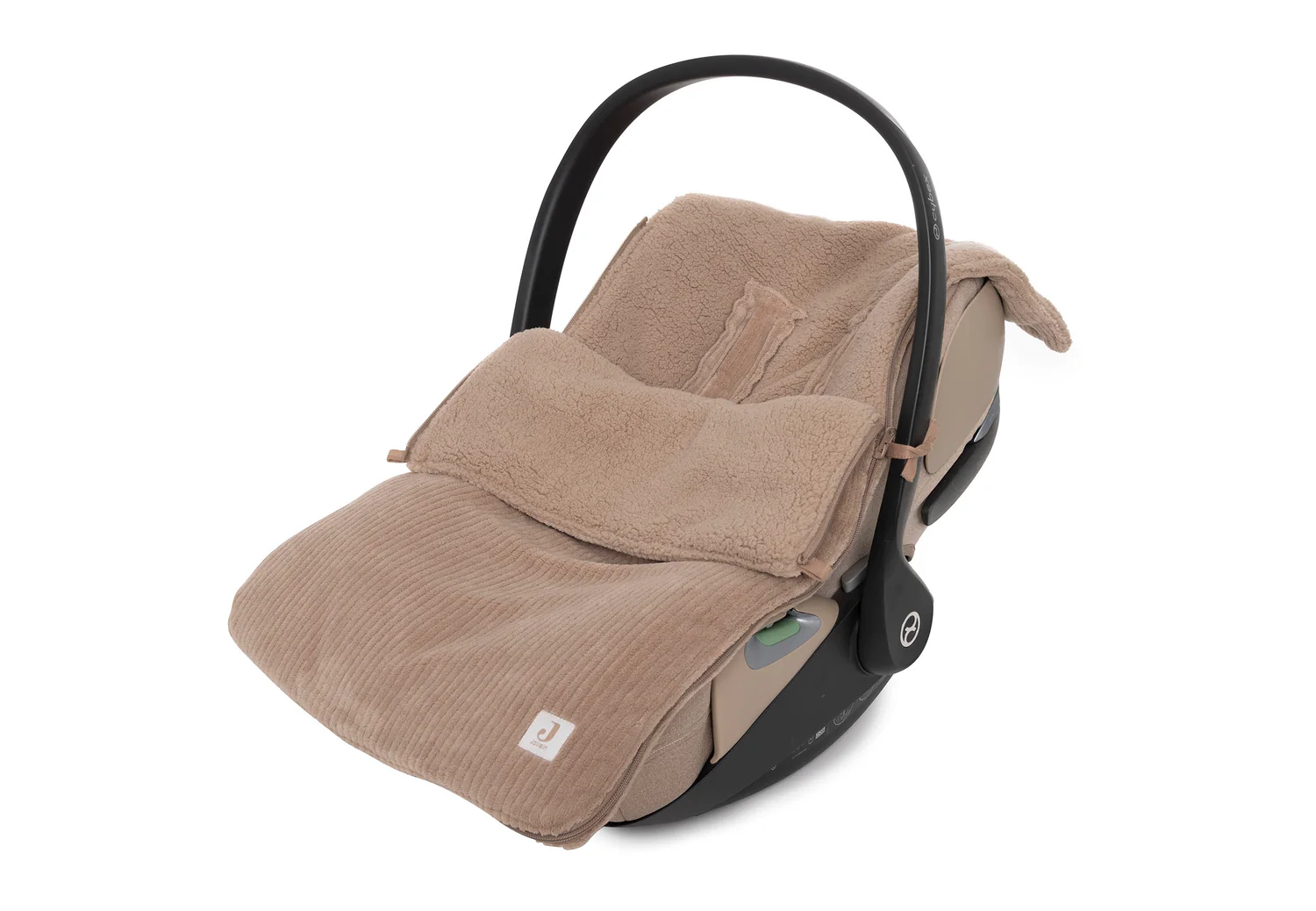 Footmuff per karroce/maxikoze, Cloudy Rib - Milky Coffee