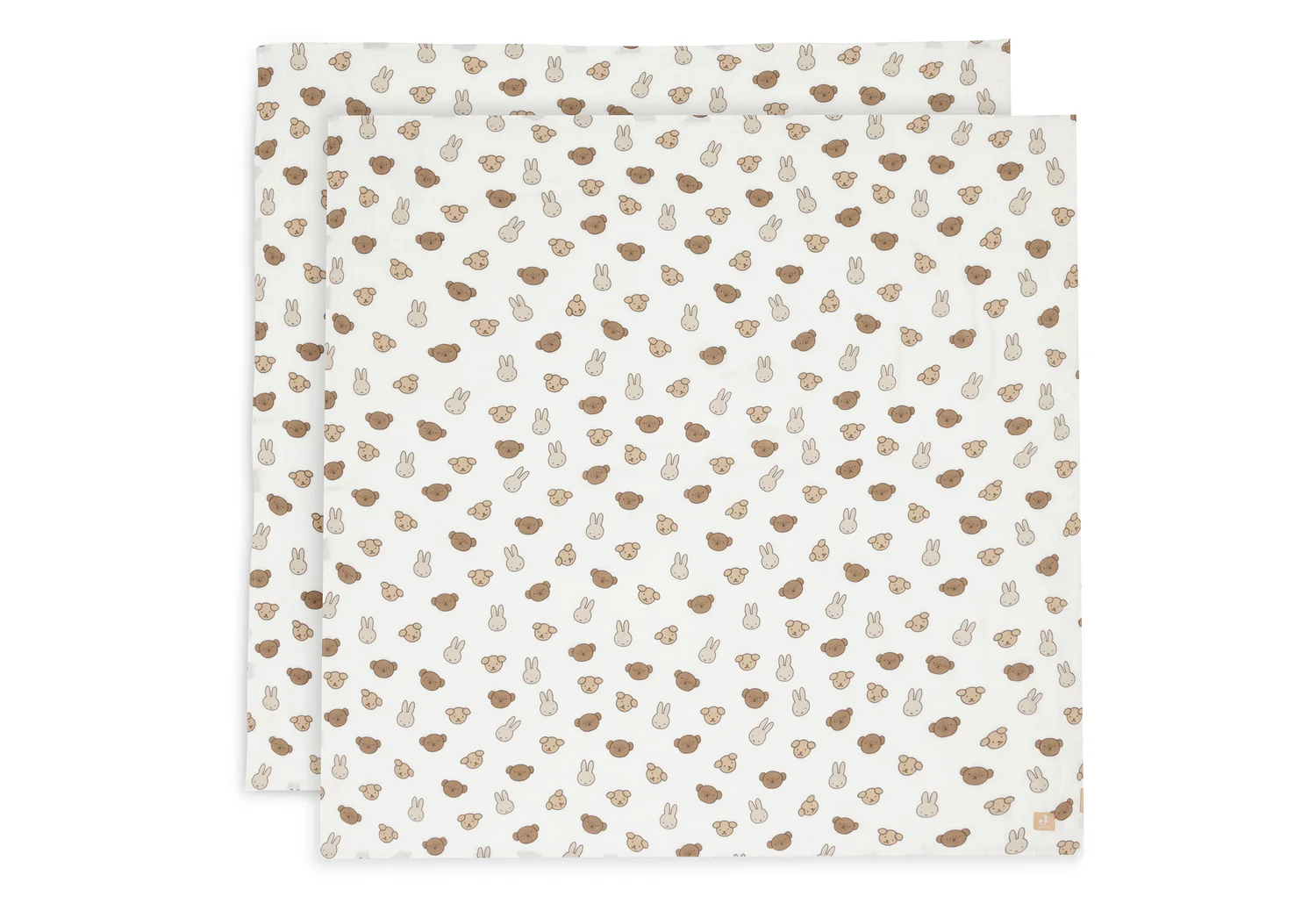Mbulesa te holla muslin 115x115cm - Miffy and Friends - 2 Pack