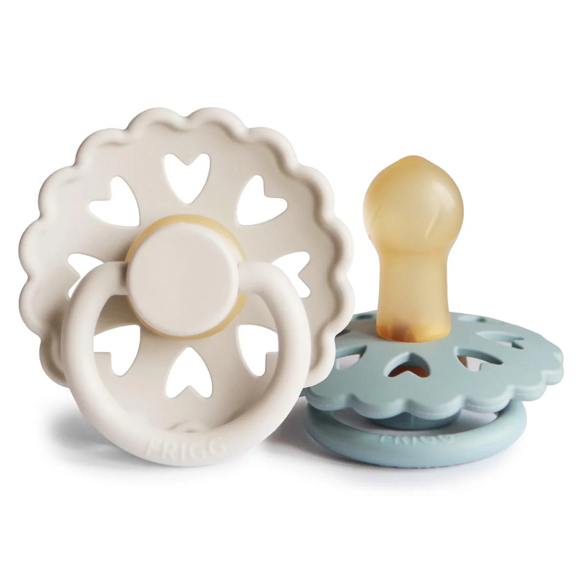 Mema FRIGG -Fairytale, Cream/Stone Blue -Size 1 (2-pack)