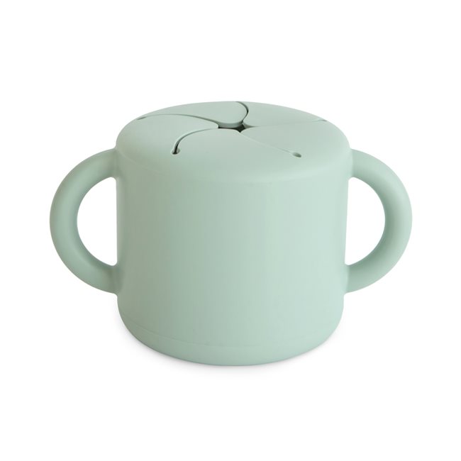 Mushie tas per snack -  Cambridge Blue