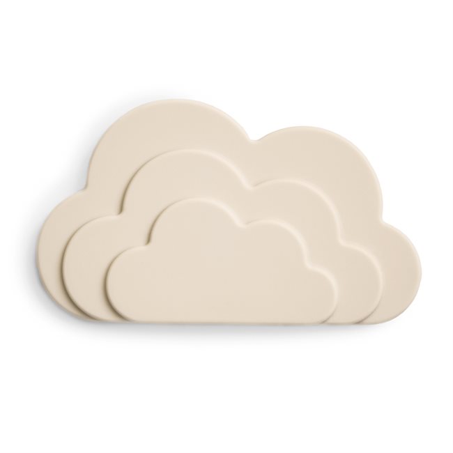 Loder dhëmbësh Mushie - Cloud - Gray