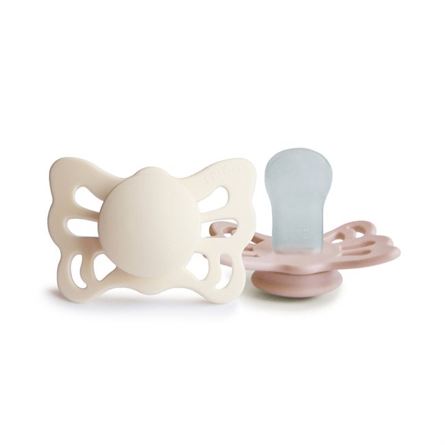 Mema FRIGG -Butterfly, Blush/Cream-Size 1 (2-pack)