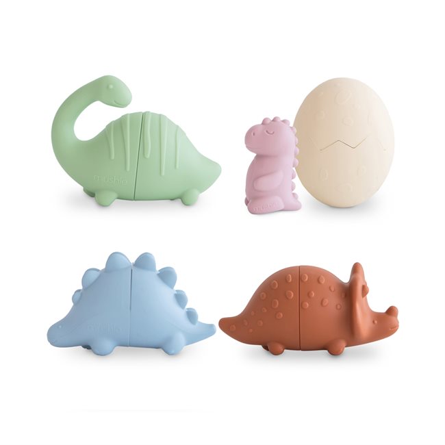Set lojërash për banjo Mushie - Dinosaurs