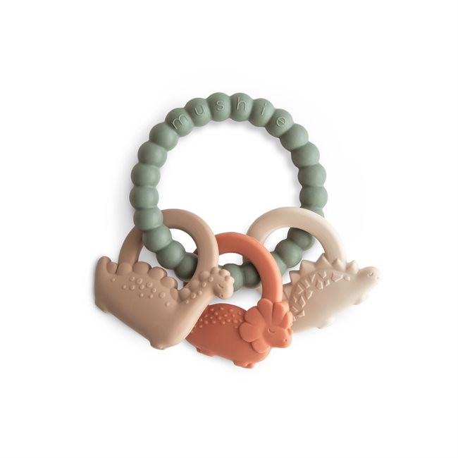 Loder dhëmbësh Mushie - Ring - Dinosaurs