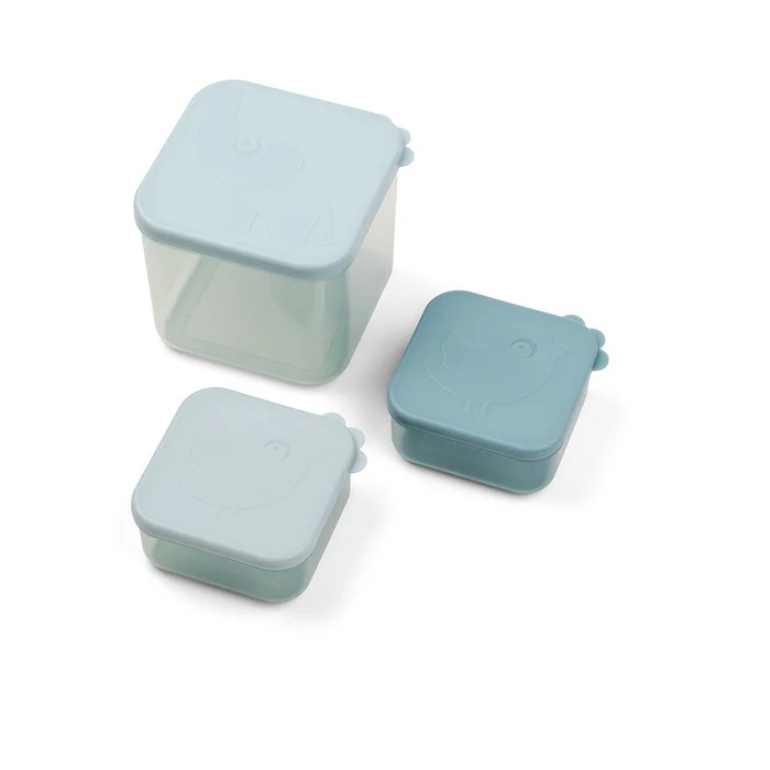 Set kutish per ushqim 3 copë set M - Elphee Blue