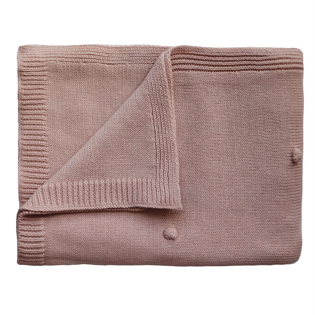 Batanije Mushie 80 x 100 cm - Textured Dots Blush