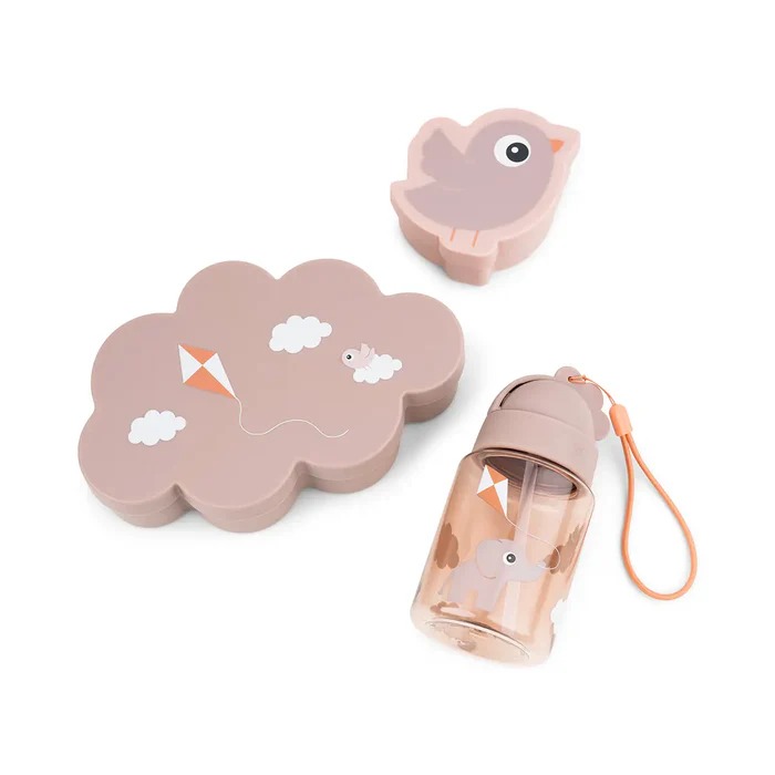 Lunch & snacks box, shishe me pip Playground - Powder