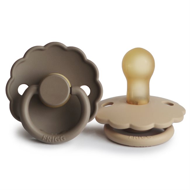 Mema FRIGG -Daisy, Portobello/Croissant -Size 1 (2-pack)