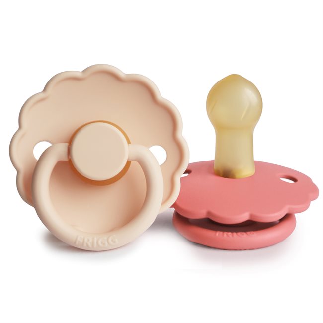 Mema FRIGG -Daisy, Pink Cream/Poppy -Size 1 (2-pack)