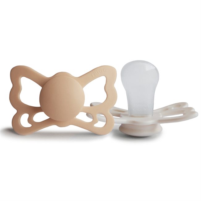 Mema FRIGG -Butterfly, Silky Satin/Cream-Size 2 (2-pack)