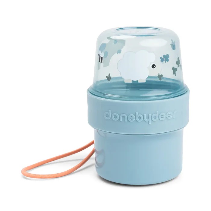 Tas per ushqim set 2 cope - Tiny farm - Blue