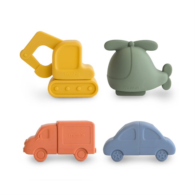 Set lojërash për banjo Mushie - Vehicles