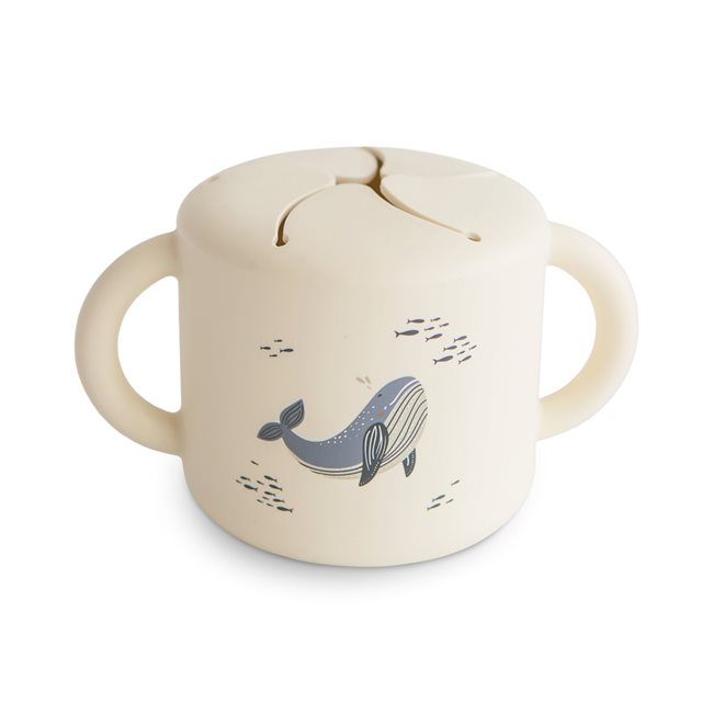 Mushie tas per snack -  Whales