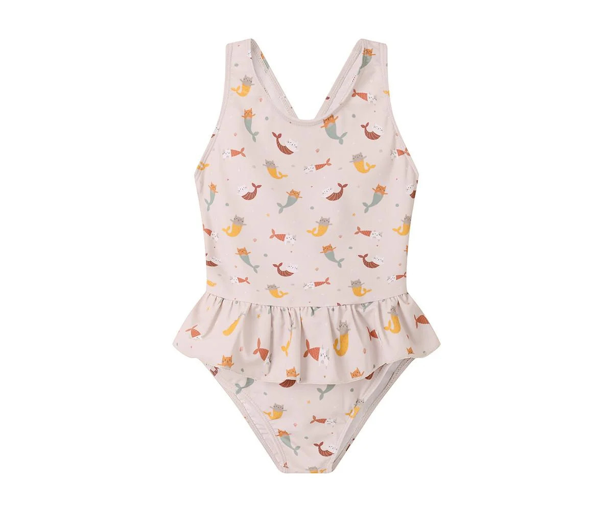 Bikini te kapura per vajza me shpinë të kryqëzuar, Mermaid Cats (5-6vjeç)