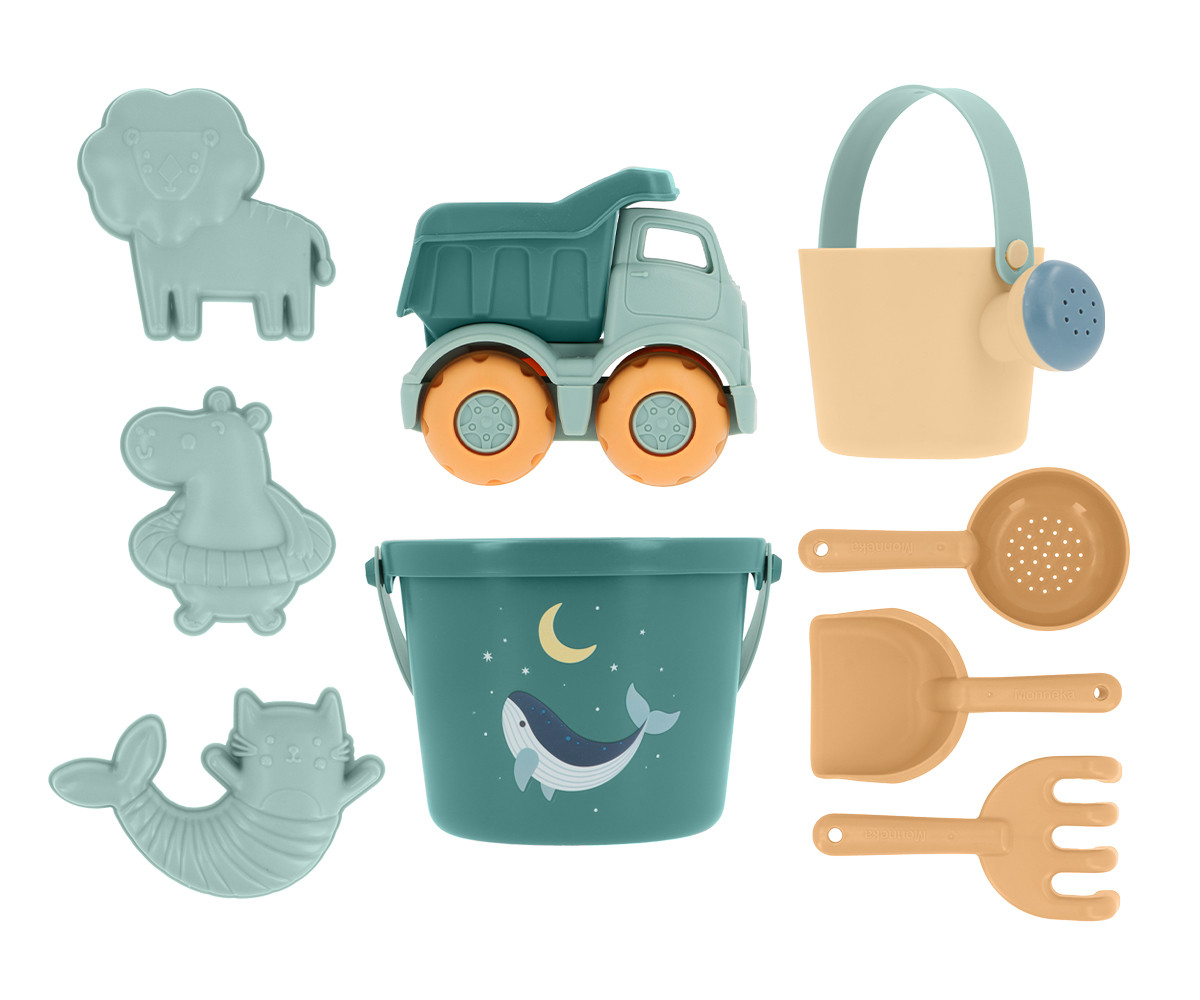 Set Lodra Plazhi Whale Teal