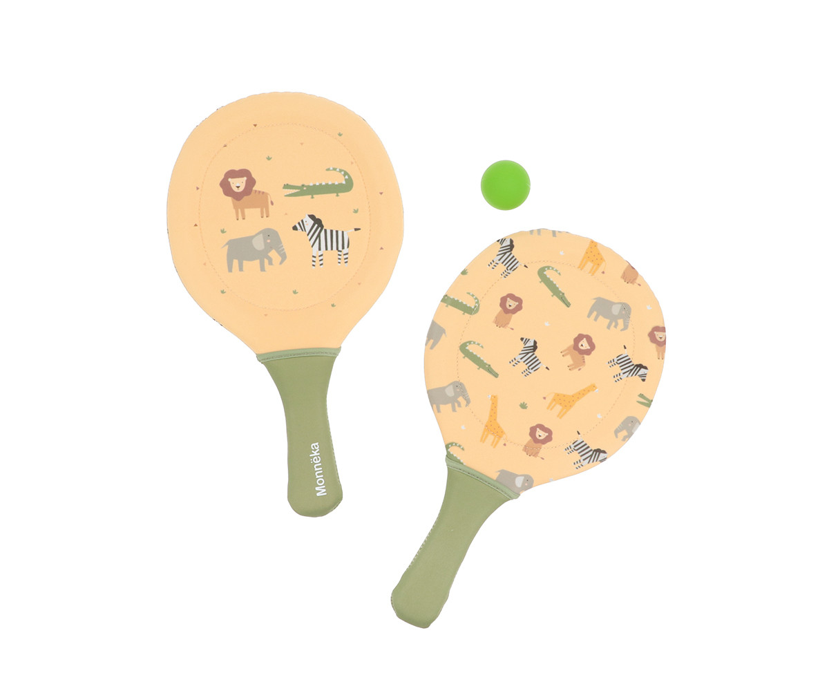 Tenis plazhi neopren me topa Wild Animals