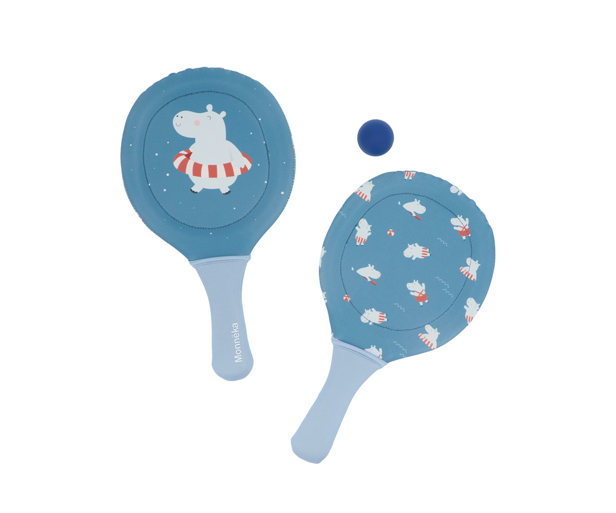 Tenis plazhi neopren me topa Hippos