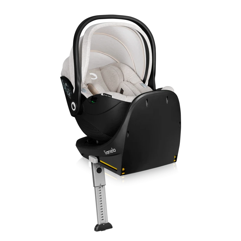 lionelo Moxie i-Size Set Beige Sand Ulese Makine me baze ISOFIX