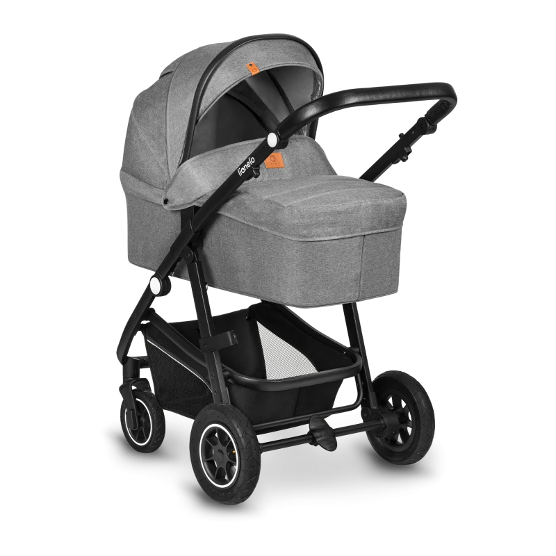Karroce Lionelo Bianka 3in1 Grey Stone — Multifunction pram